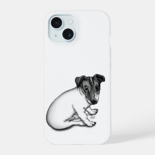 Jack Russell puppy 10 weeks old iPhone 15 Case