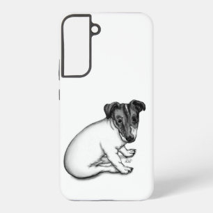 Jack Russell puppy 10 weeks old Samsung Galaxy Case