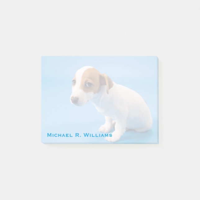 Jack Russell Puppy Post-it Notes (Front)