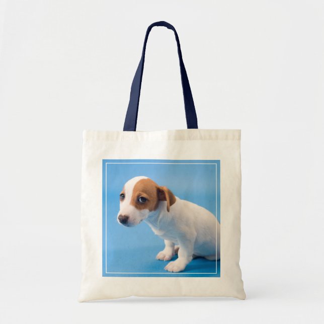 Jack Russell Puppy Tote Bag (Front)