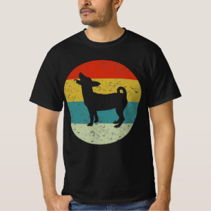 jack russell retro vintage silhouette 70s T-Shirt