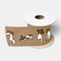 Jack Russell Satin Ribbon