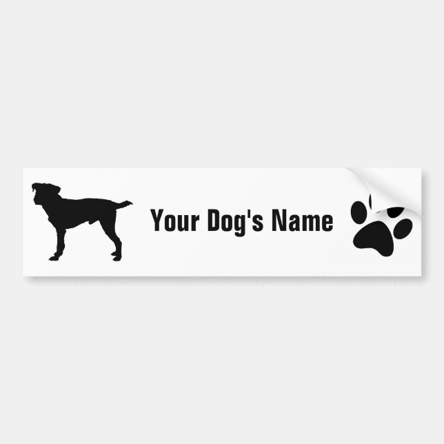 Jack Russell Terrier ジャック・ラッセル・テリア Bumper Sticker (Front)