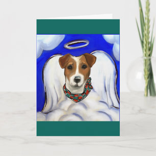 Jack Russell Terrier Angel Card