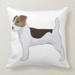 Jack Russell Terrier Basic Breed Illustration Cushion