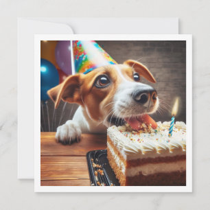 Jack Russell Terrier card, Jack Russell Terrier Invitation