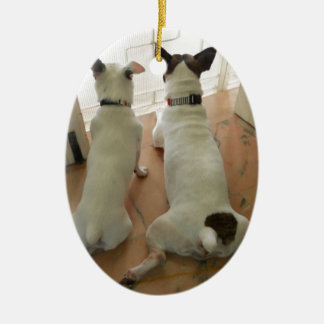 Jack Russell Terrier Ceramic Tree Decoration