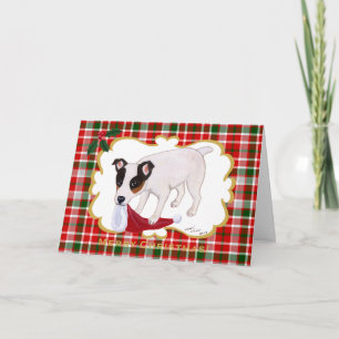 Jack Russell Terrier Christmas Card