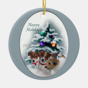 Jack Russell Terrier Christmas Gifts Ornament