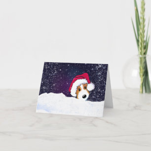 Jack Russell Terrier Christmas Holiday Card