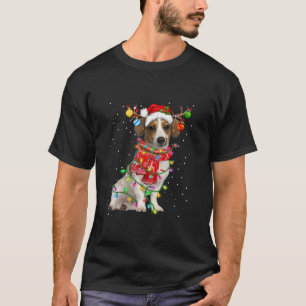 Jack Russell Terrier Christmas Lights Xmas Dog Lov T-Shirt