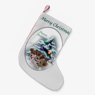 Jack Russell Terrier Christmas Small Christmas Stocking