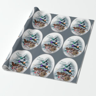 Jack Russell Terrier Christmas Wrapping Paper