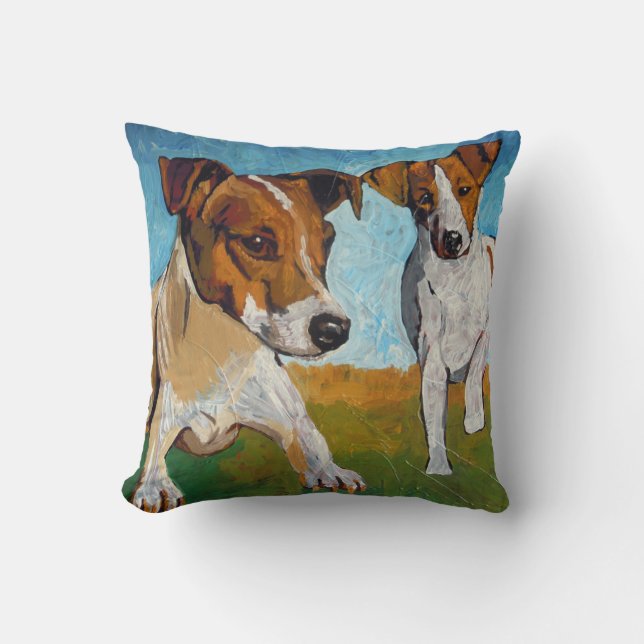 Jack Russell Terrier Cushion (Front)