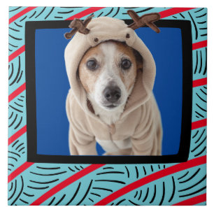 Jack Russell Terrier customised photo frame Ceramic Tile