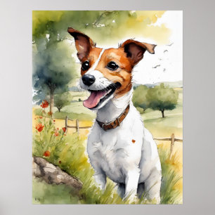Jack Russell Terrier - Dog Art Print