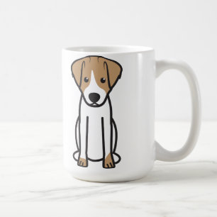 Jack Russell Terrier Dog Cartoon Coffee Mug