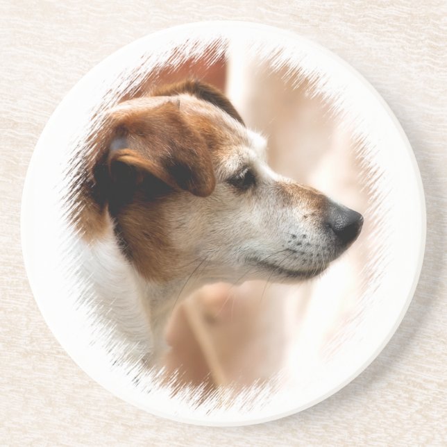 JACK RUSSELL TERRIER DOG COASTER (Front)