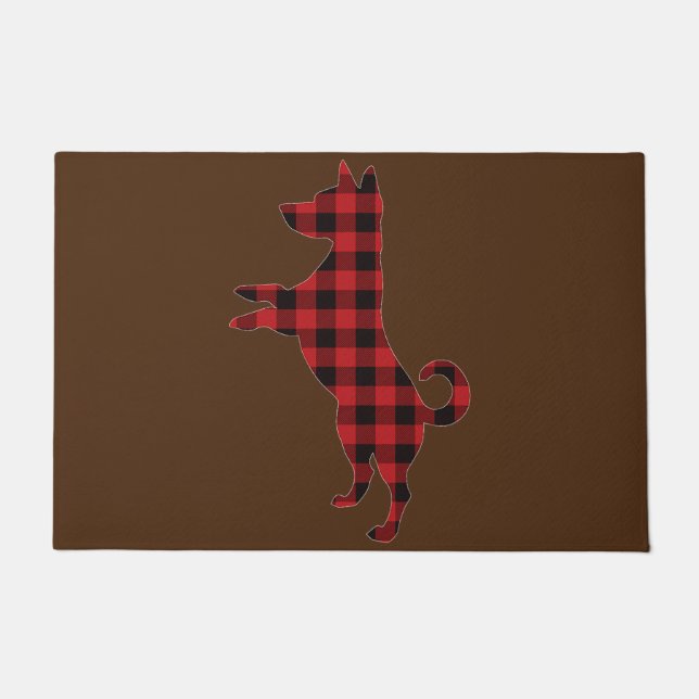 Jack Russell Terrier Dog  Doormat (Front)
