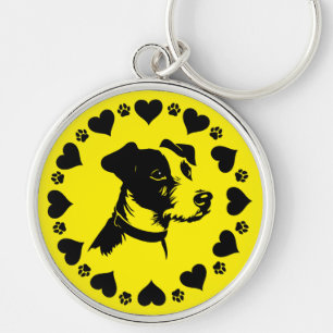 Jack Russell Terrier Dog Key Ring