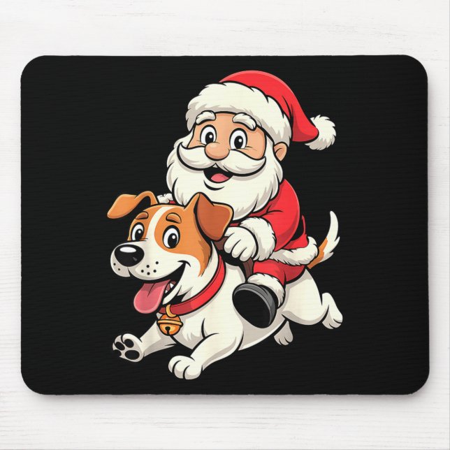 Jack Russell Terrier Dog Lover Kids Men Women Chri Mouse Pad (Front)