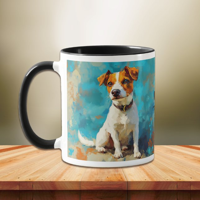 Jack Russell Terrier Dog Portrait Mug (Creator Uploaded)