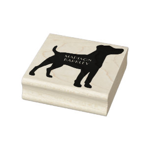 Jack Russell Terrier Dog Puppy Rubber Stamp