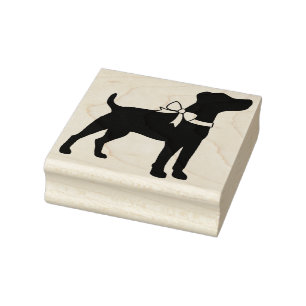 Jack Russell Terrier Dog Puppy Rubber Stamp