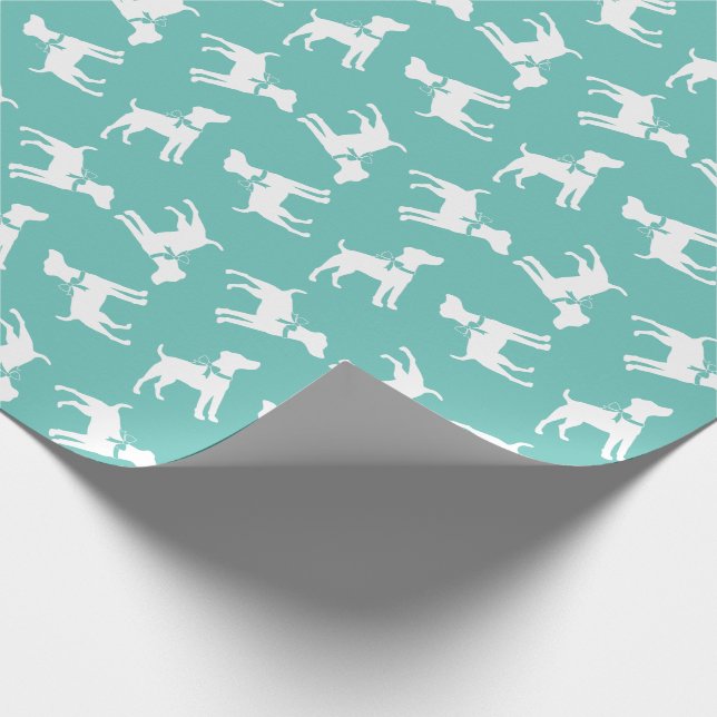 Jack Russell Terrier Dog Puppy Wrapping Paper (Corner)