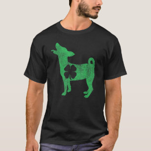 Jack Russell Terrier Dog  St Patrick S Day Shamroc T-Shirt