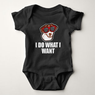 Jack Russell Terrier Funny Dog Gift Baby Bodysuit