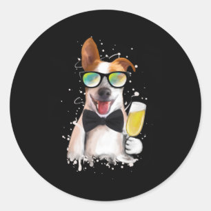 Jack Russell Terrier Gift Dog Classic Round Sticker