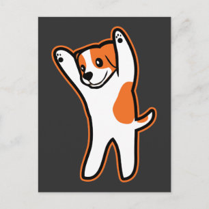 Jack Russell Terrier Gift - Funny Dog Love Postcard