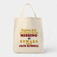Jack Russell Terrier & Husband Missing Reward For
