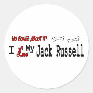 Jack Russell Terrier (I Love) Sticker