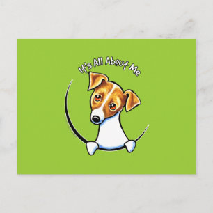Jack Russell Terrier IAAM Off-Leash Art™ Postcard