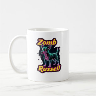 Jack Russell Terrier JRT Zombie Dog Halloween Esse Coffee Mug