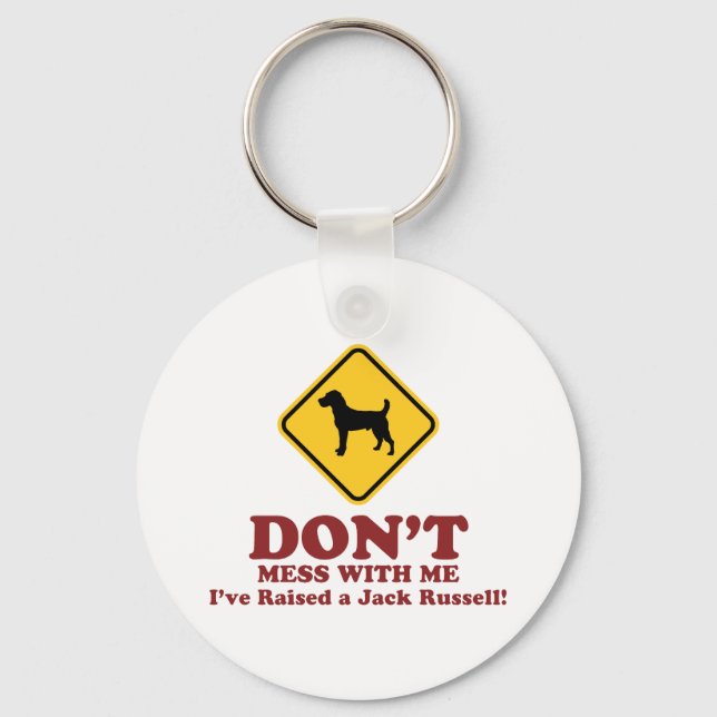 Jack Russell Terrier Key Ring (Front)
