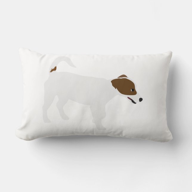 Jack Russell Terrier Lumbar Cushion (Front)