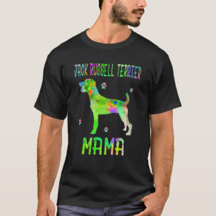 Jack Russell Terrier Mama Colourful Dog Mum T-Shirt