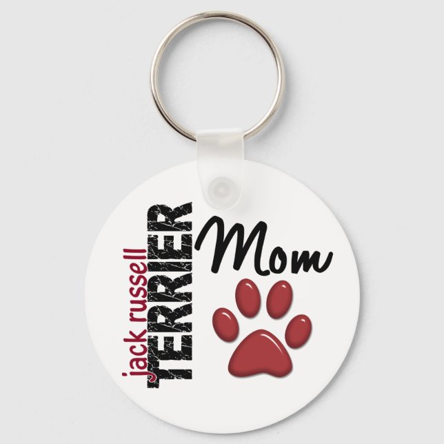 Jack Russell Terrier Mum 2 Key Ring (Front)