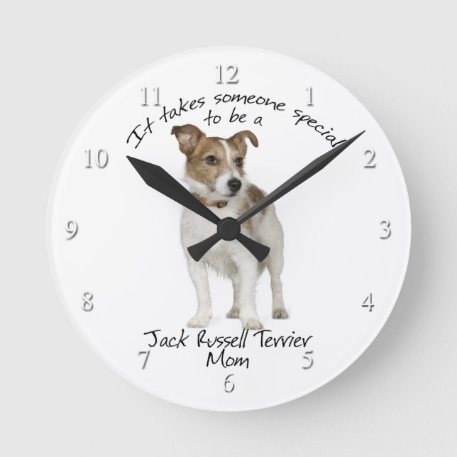 Jack Russell Terrier Mum Clock (Front)