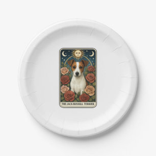 Jack Russell Terrier Paper Plate