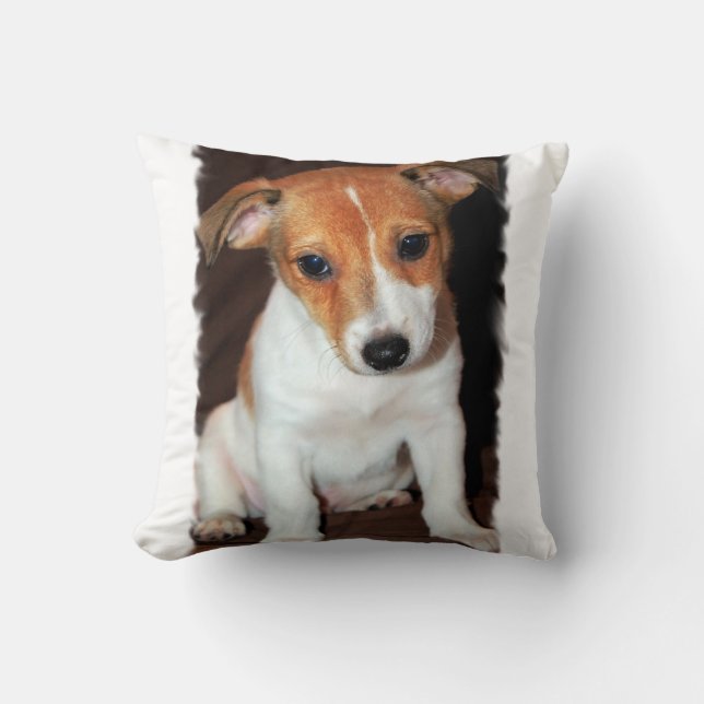 Jack Russell Terrier Pillow (Front)