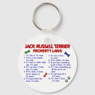 JACK RUSSELL TERRIER Property Laws 2 Key Ring