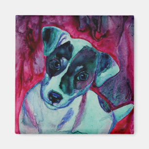 Jack Russell Terrier Pup Magnet - "Julep"