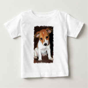 Jack Russell Terrier Puppy Dog  Baby T-Shirt