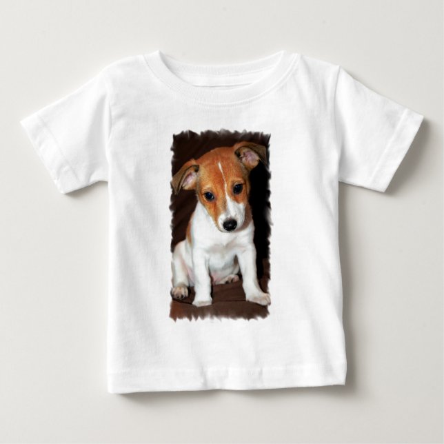 Jack Russell Terrier Puppy Dog  Baby T-Shirt (Front)