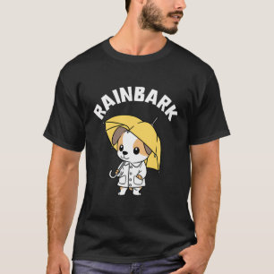 Jack Russell Terrier Rainbark Funny Dog Umbrella T-Shirt