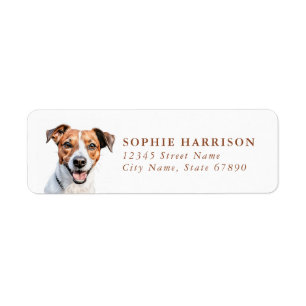 Jack Russell Terrier Return Address Labels